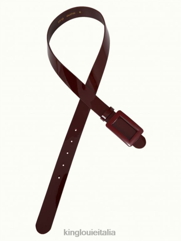 donne King Louie rosso cabernet cintura brevettata accessorio 0L484200