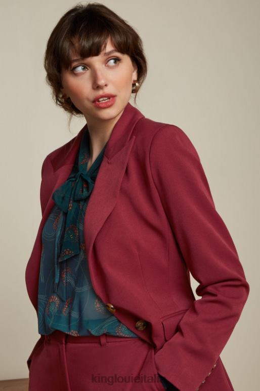 donne King Louie rosso cabernet blazer bianco broadway abbigliamento 0L484182