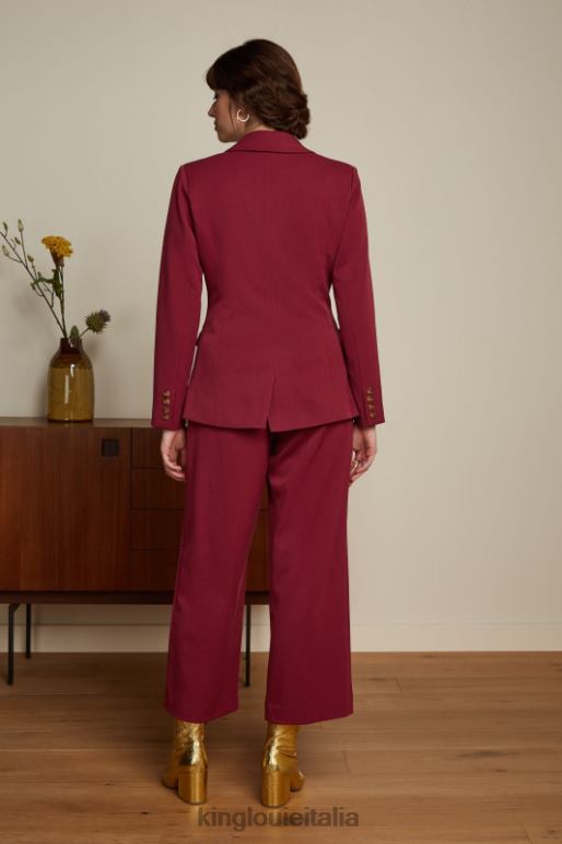 donne King Louie rosso cabernet blazer bianco broadway abbigliamento 0L484182