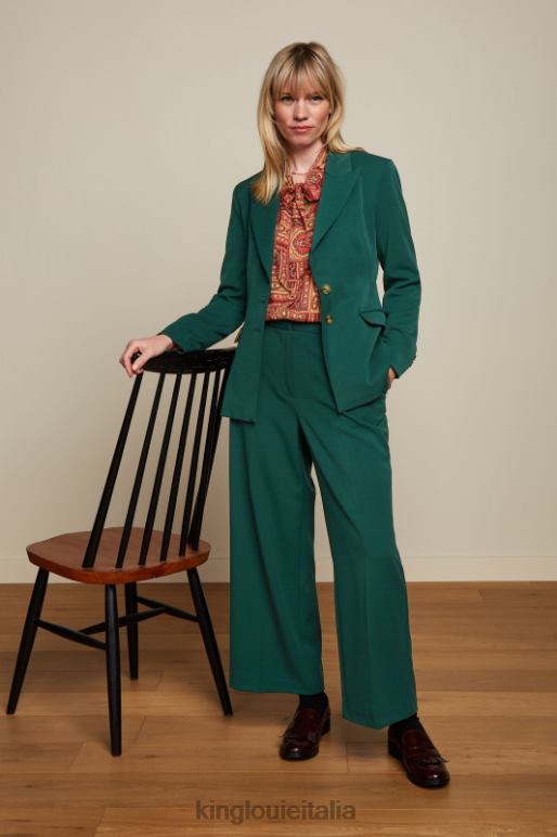 donne King Louie verde pino blazer bianco broadway abbigliamento 0L484183