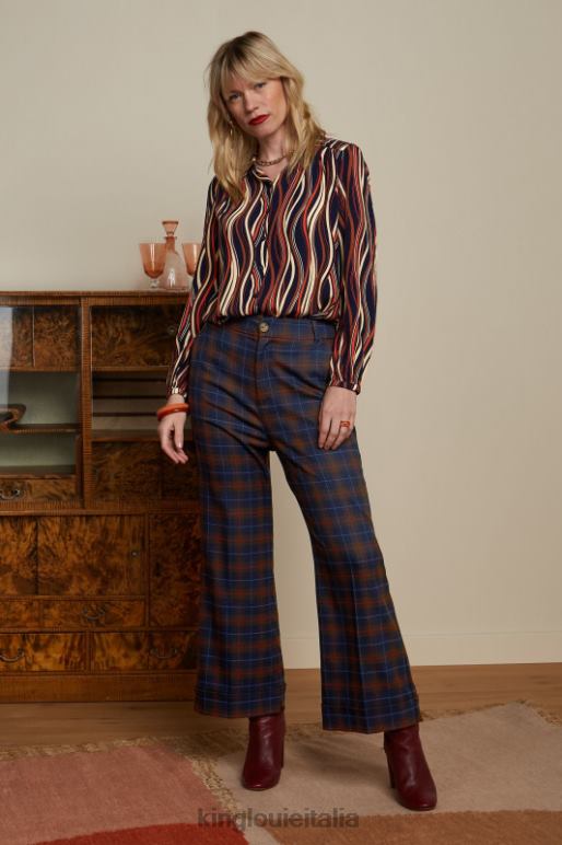 donne King Louie blu camicetta carina merrill abbigliamento 0L484118
