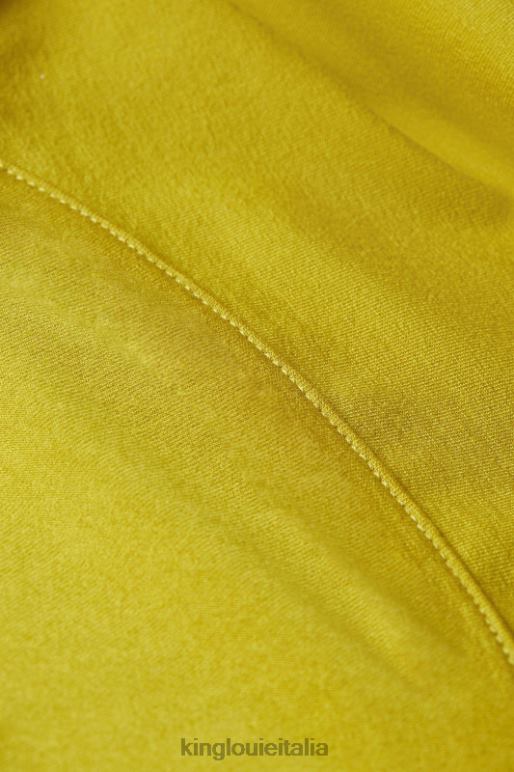 donne King Louie giallo primaverile camicetta carina ecovero light abbigliamento 0L484137
