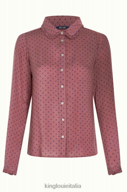 donne King Louie mesa rosa camicetta sophia la bella abbigliamento 0L484120