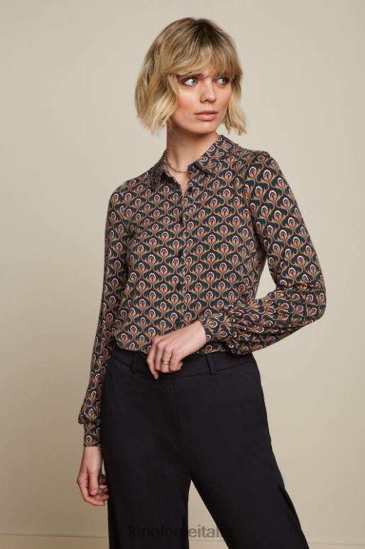 donne King Louie verde libellula Giubileo della camicetta Maisie abbigliamento 0L484128