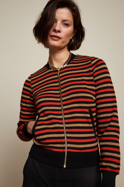 donne King Louie arancia piccante spritz sulla giacca bessie abbigliamento 0L484174