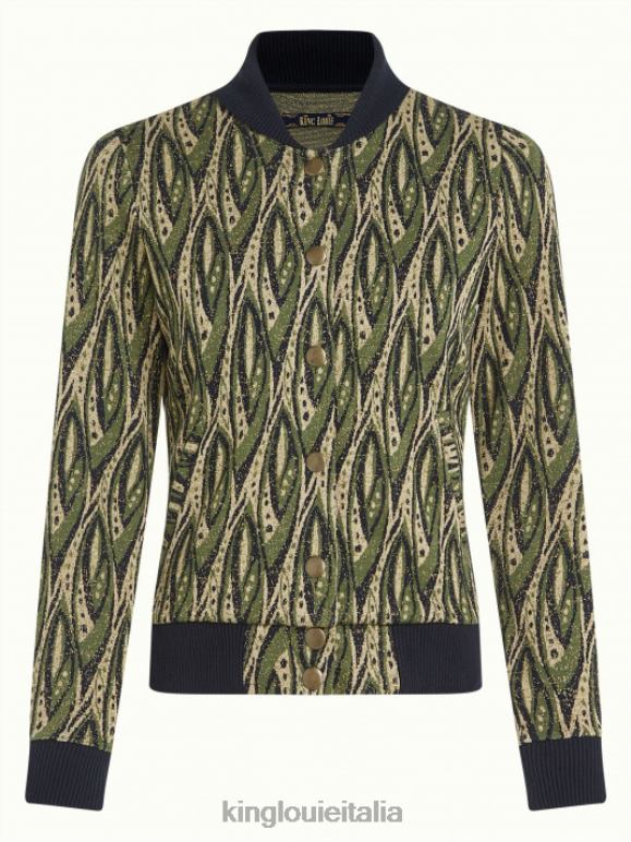 donne King Louie blu vittoria della giacca cleo abbigliamento 0L484184
