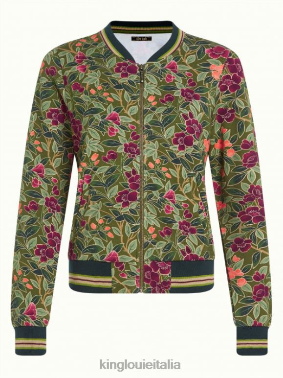 donne King Louie verde oliva giacca bessie bellevue abbigliamento 0L484185