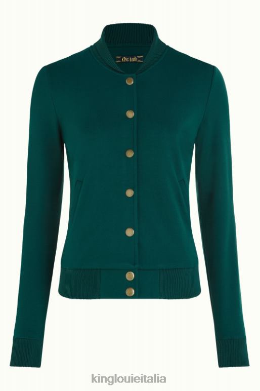 donne King Louie verde pino giacca cleo milano uni abbigliamento 0L484178