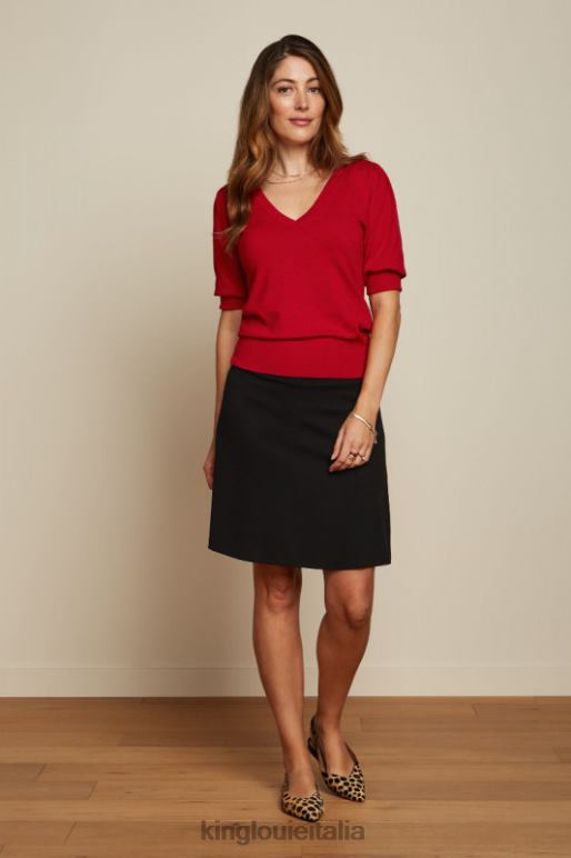 donne King Louie nero gonna con bordo milano uni abbigliamento 0L484167