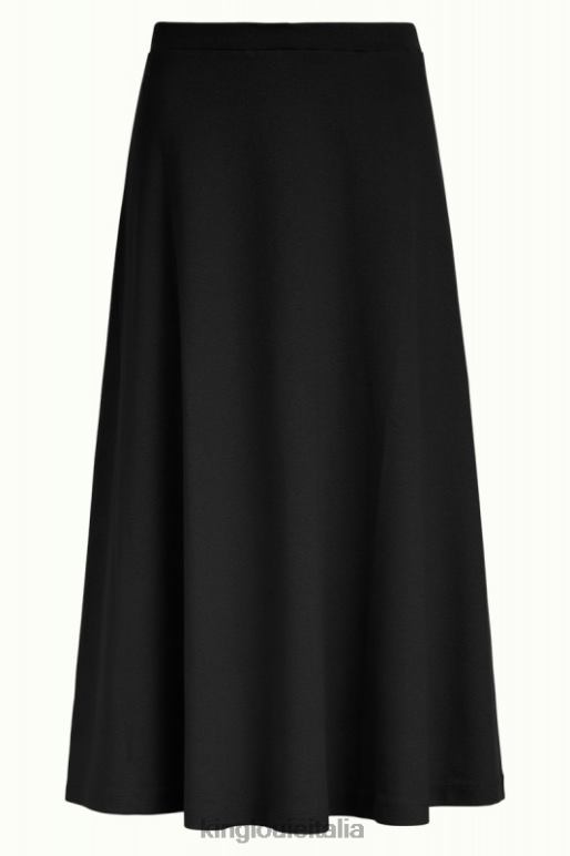 donne King Louie nero gonna juno milano crêpe abbigliamento 0L484160