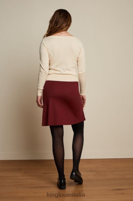 donne King Louie rosso mattone gonna con bordo milano uni abbigliamento 0L484171