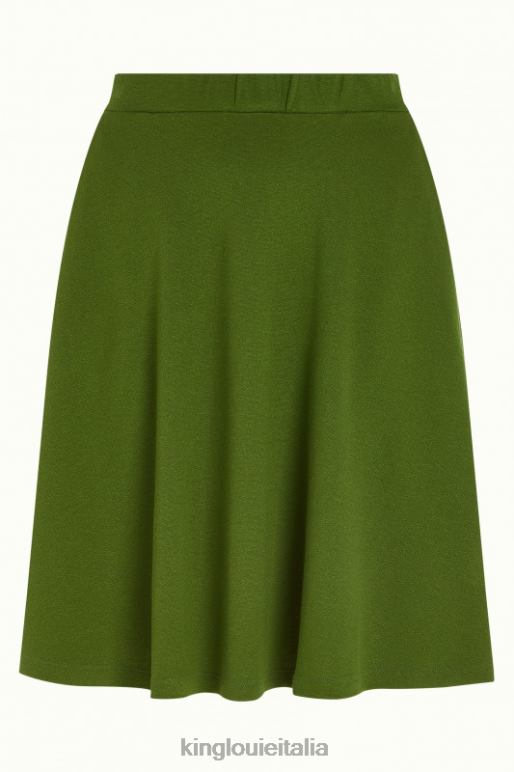 donne King Louie verde oliva gonna serena milano crepe abbigliamento 0L484143