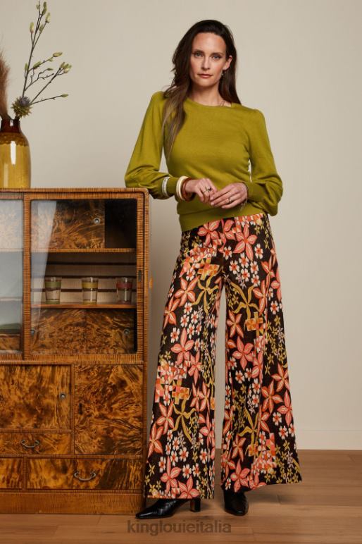 donne King Louie giallo curry maya top bozzolo abbigliamento 0L48473