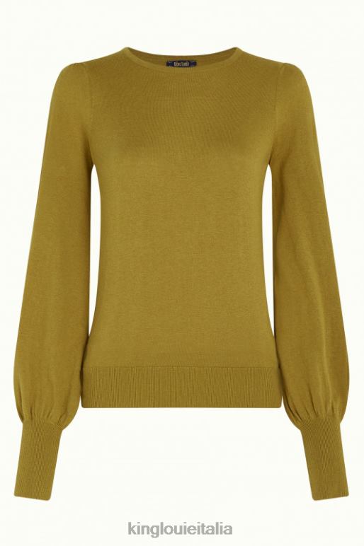 donne King Louie giallo curry maya top bozzolo abbigliamento 0L48473