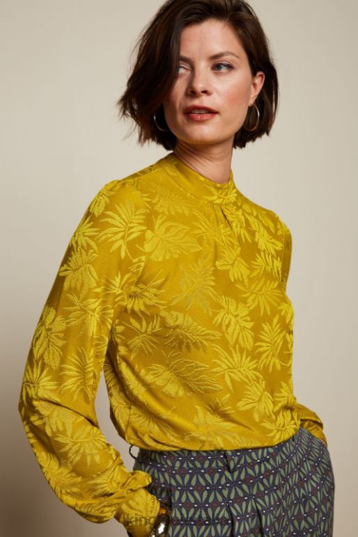 donne King Louie giallo curry pop-up superiore di Phoebe abbigliamento 0L48442