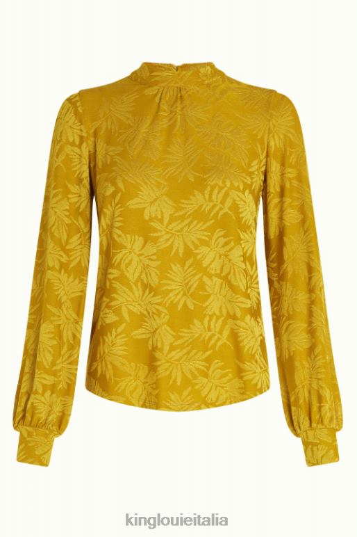 donne King Louie giallo curry pop-up superiore di Phoebe abbigliamento 0L48442