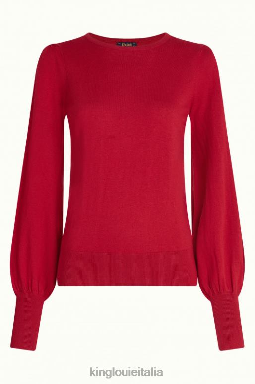 donne King Louie icona rossa maya top bozzolo abbigliamento 0L48478
