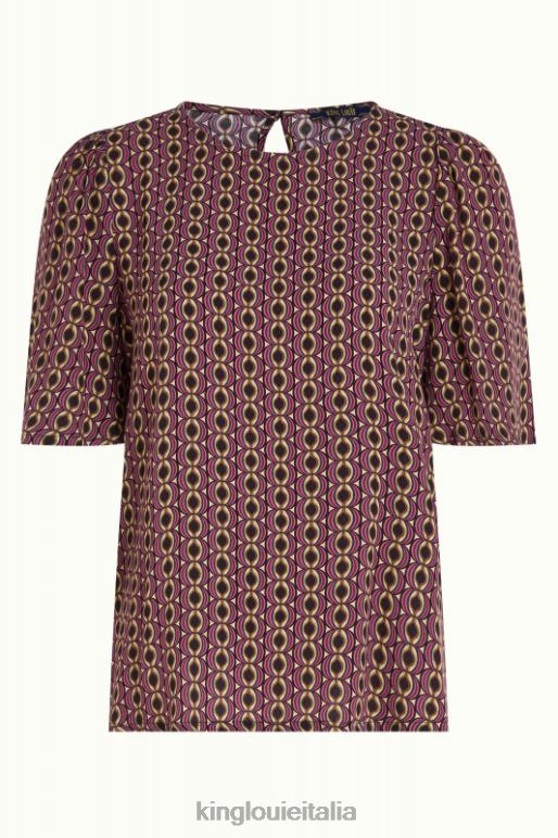 donne King Louie mesa rosa lizzy top hoopah abbigliamento 0L48441