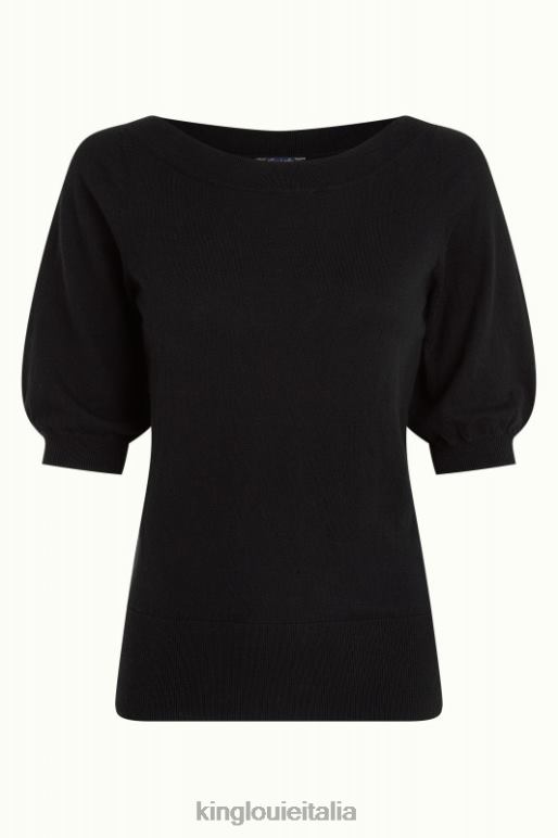 donne King Louie nero bozzolo superiore dell'edera abbigliamento 0L48492