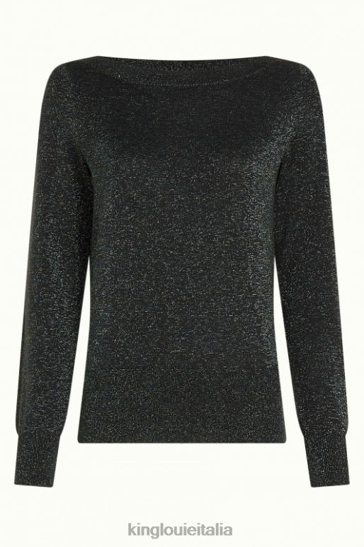 donne King Louie nero edera top lapis abbigliamento 0L48470