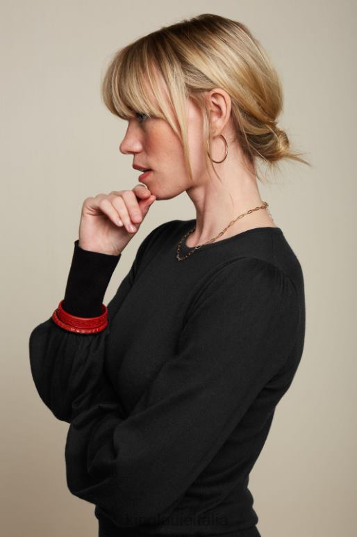donne King Louie nero maya top bozzolo abbigliamento 0L48474