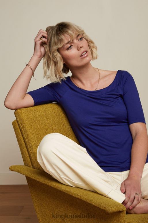donne King Louie profondo blu Sarah Top Ecovero Luce abbigliamento 0L484108