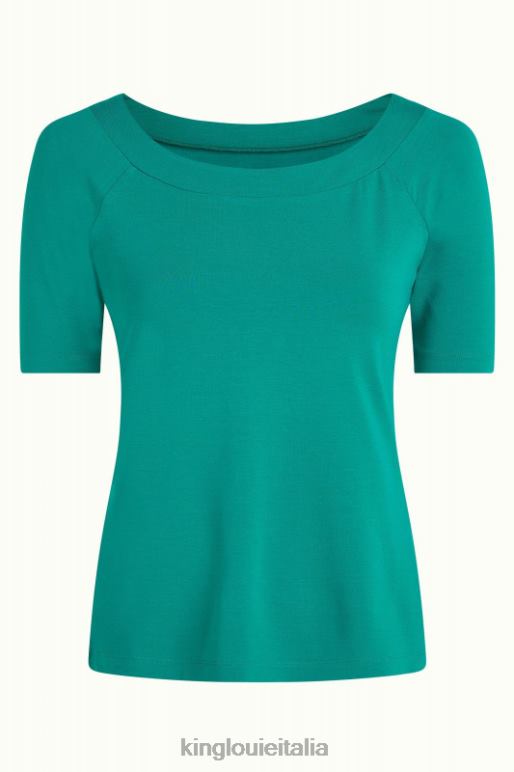 donne King Louie verde acqua Sarah Top Ecovero Luce abbigliamento 0L484107