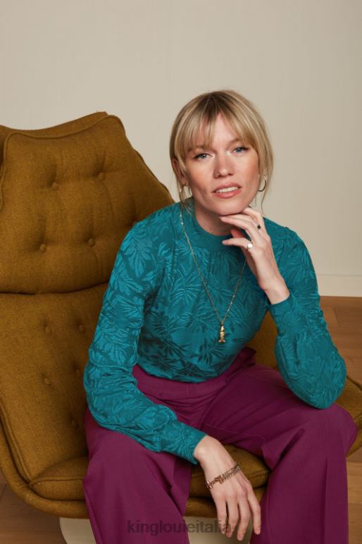 donne King Louie verde antico pop-up superiore di Phoebe abbigliamento 0L48443