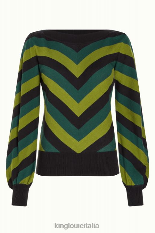 donne King Louie verde pino Erin Bell-Top Lutz abbigliamento 0L48460