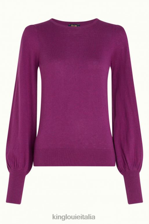 donne King Louie viola vivido maya top bozzolo abbigliamento 0L48479