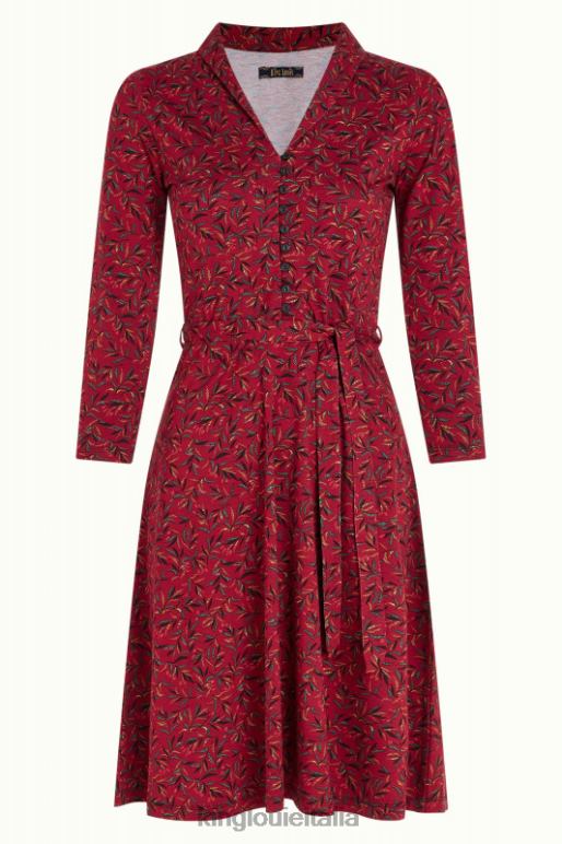 donne King Louie Rosso ciliegia vestito emmy vinti abbigliamento 0L4845