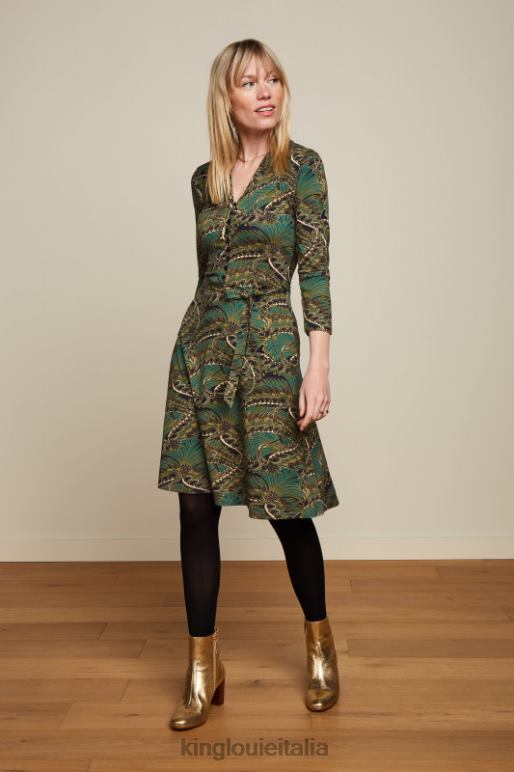 donne King Louie blu emmy vestito da venere abbigliamento 0L4846
