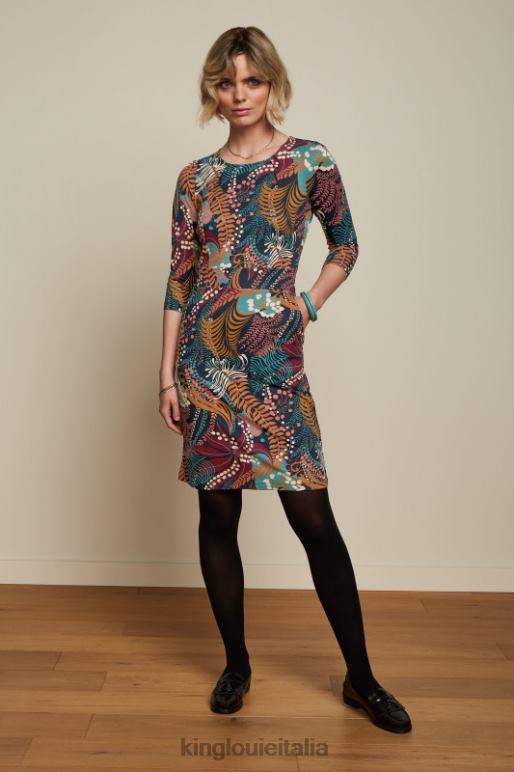 donne King Louie blu mona vestito usignolo abbigliamento 0L48410