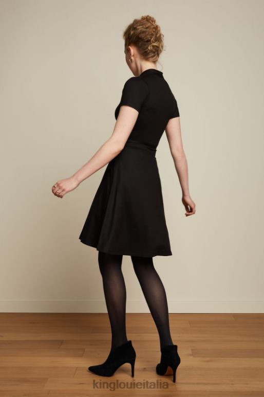 donne King Louie nero abito emmy ecovero classico abbigliamento 0L48431