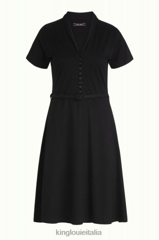 donne King Louie nero abito emmy ecovero classico abbigliamento 0L48431