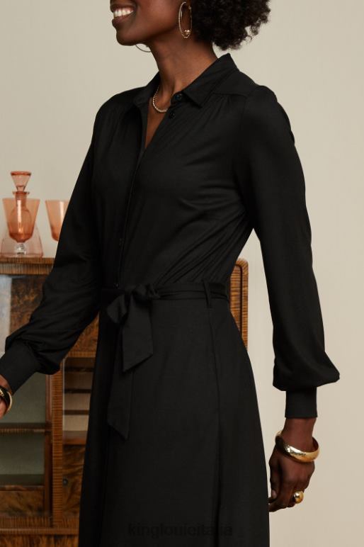 donne King Louie nero abito maisie ecovero classico abbigliamento 0L4843