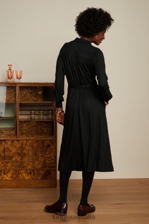 donne King Louie nero abito maisie ecovero classico abbigliamento 0L4843