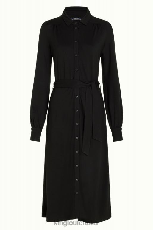 donne King Louie nero abito maisie ecovero classico abbigliamento 0L4843