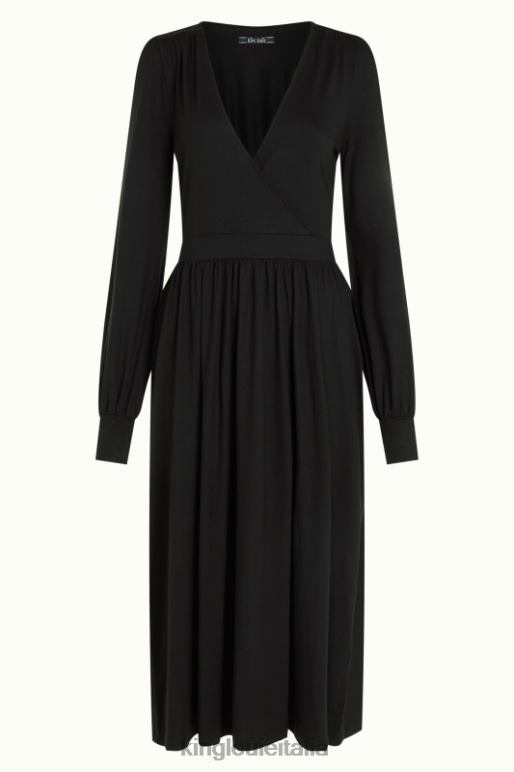 donne King Louie nero loretta abito ecovero classico abbigliamento 0L4842