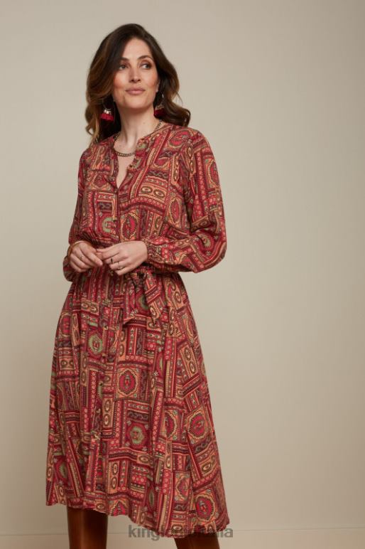 donne King Louie rosso cabernet vestito nala balthazar abbigliamento 0L48419