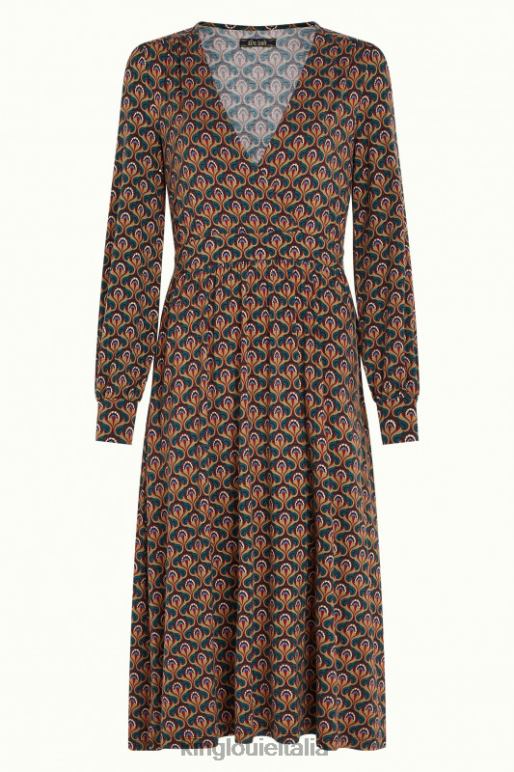 donne King Louie verde libellula loretta vestito giubileo abbigliamento 0L48427